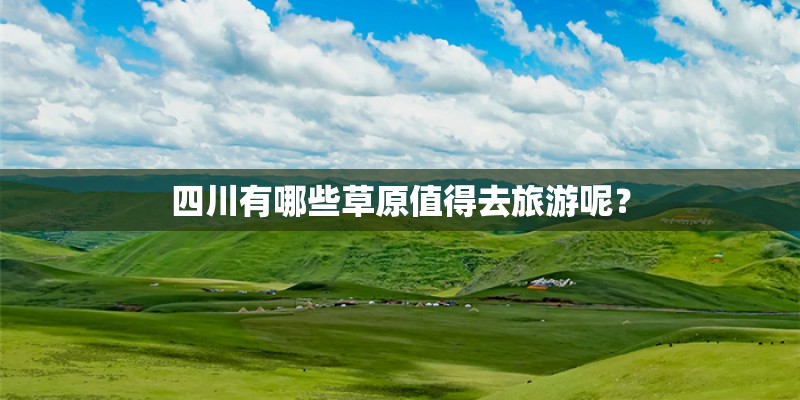 四川有哪些草原值得去旅游呢？
